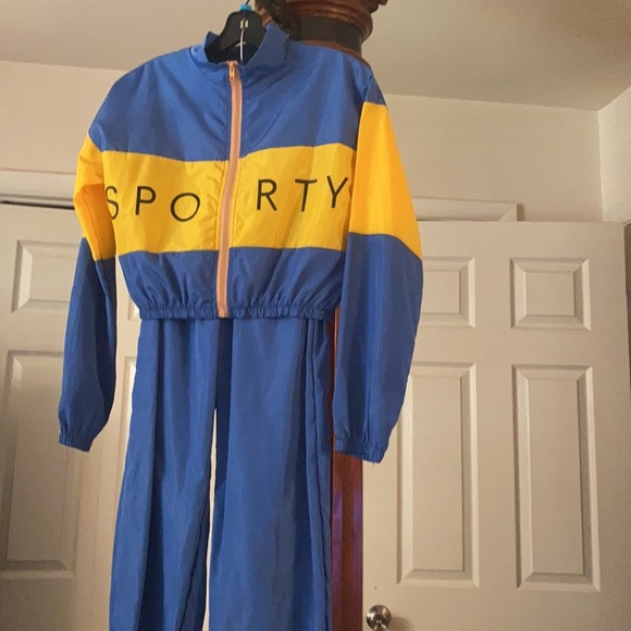 2pcs jogger blue and yellow nylon - Picture 3 of 4